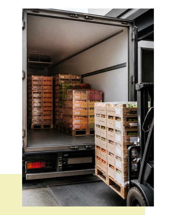 Перевозка сельхозпродукции на паллетах с доставкой в Ростов