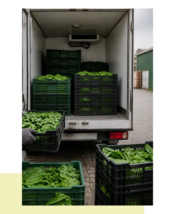 Перевозка шпината в Ростов с сохранением свежести продукции